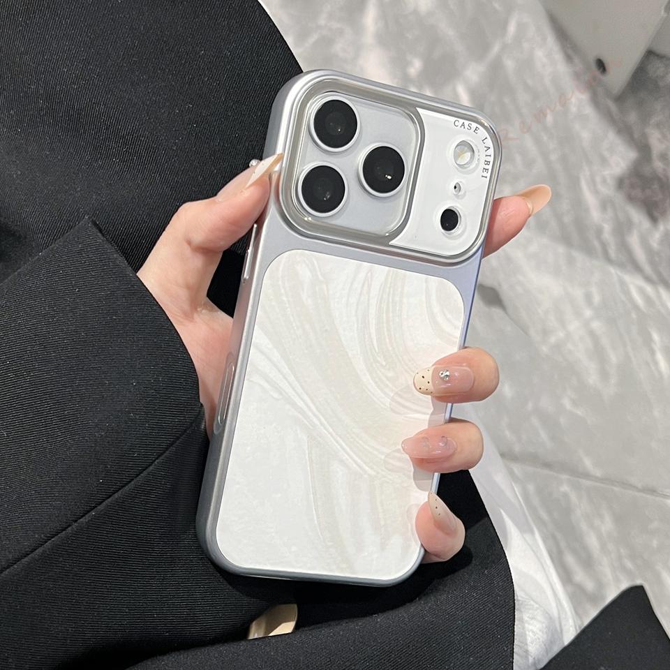 Новый Официальный Чехол Для Телефона Для Для Iphone 1 14 12 13 16 17 Pro Max Блестящий Блестки LEN Камера Ударопрочный Защитный Чехол
