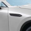 Car Side Body AC Air Flow Vent Outlet Leaf Broad Panel Decoration Cover Trim ABS Black Accessories For Mazda CX-60  - 2025