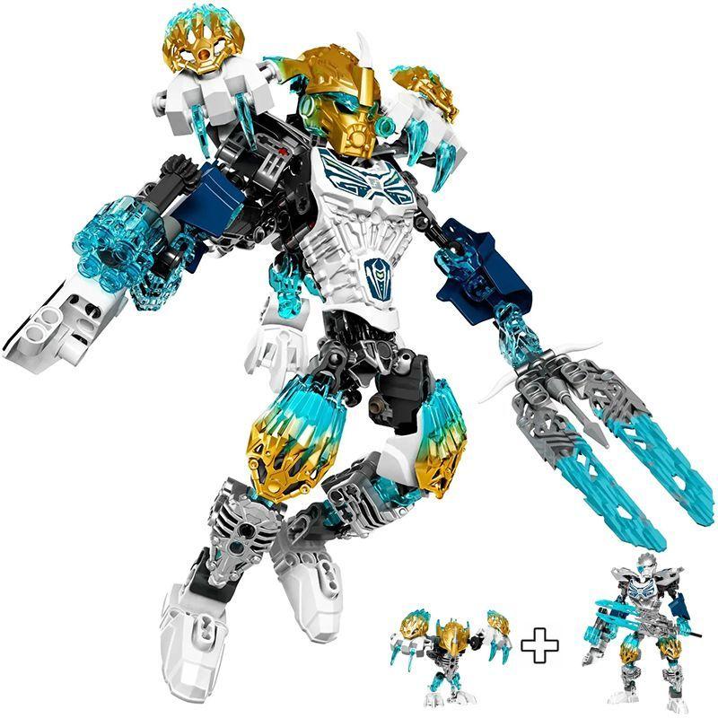 DIY Biochemical Warrior Master Domestic Building Blocks Skeleton Spider King Mech Assembly Combination toys for children gifts