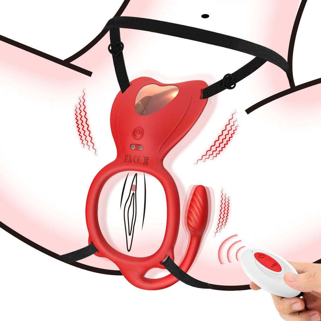Erotic Wearable Panty Vibrator Female 10 Vibration with Wireless Control Vibrating Penis Ring Clitoral Stimulator Adult Sexy Toy