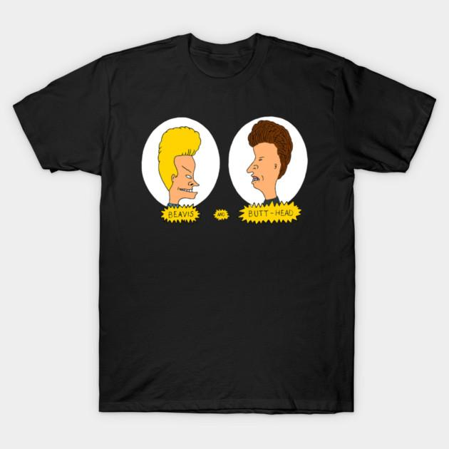 Asian Size Cotton Unisex Tshirt Print T-shirt Beavis And Butthead 90S T-shirt No-Cut Print Regular Fit