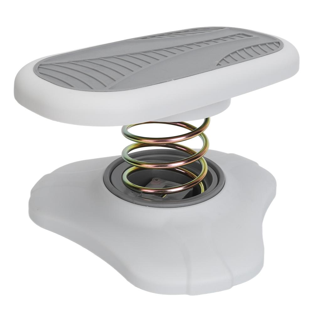 Подставка для ног для унитаза с пружиной для взрослых Устойчивое основание Противоскользящая Высокая грузоподъемность Унитаз Горшок Подставка для ног Ступенька Серая