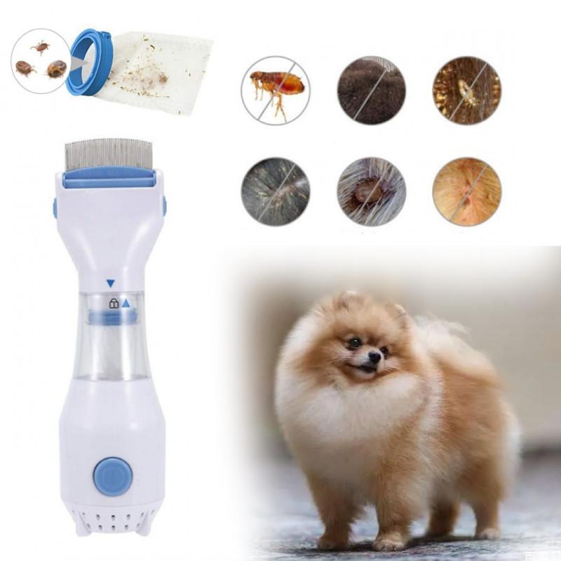 Premium Electric Flea And Lice Removal Comb For Dogs And Pets With Durable Abs And Stainless Steel