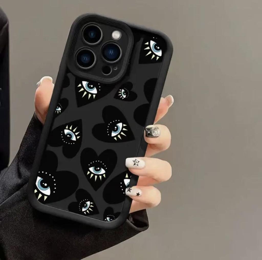 Любовь глаза для чехла на мобильный телефон iphone17pro Apple 15 противоударный 14 импортный 13promax новый 16x