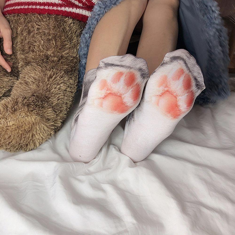 Printing Cotton Hosiery Cat Funny Socks Tube Socks Women Socks 3D Print Animals Sock Men Socks