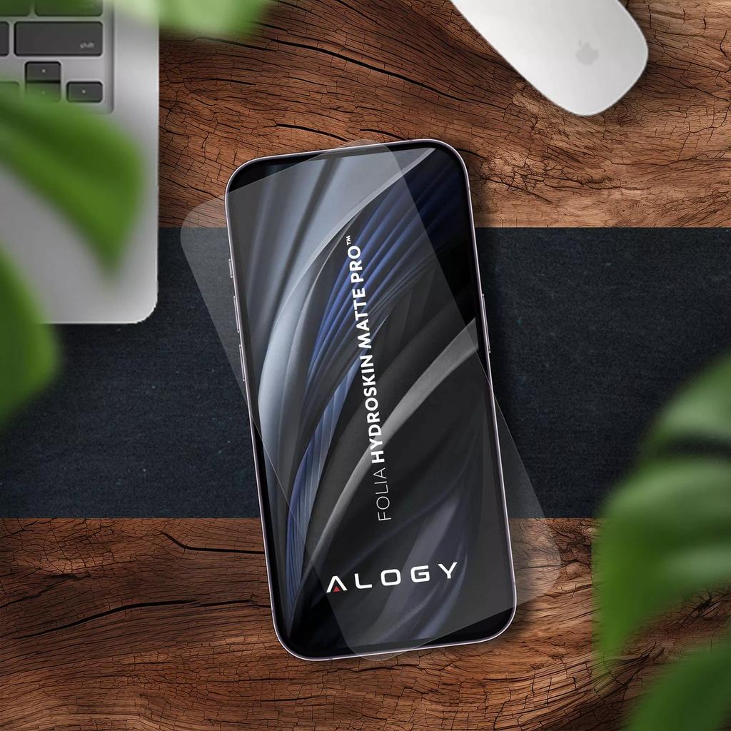Folia "Matowa" Do Xiaomi Redmi Note 13 Pro+ 5G Hydrożelowa Alogy Hydroskin Matte Pro™ Na Ekran Do Etui "Bez Odcisku Palców"