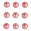 Plastic Half-pearls, Stickers, 3 Mm, 120 Pcs, Pink