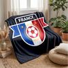 France national football team Theme blanket Soft Flannel Blanket Plush Throw Blanket Cozy Sofa Bed Blanket for Home Decor