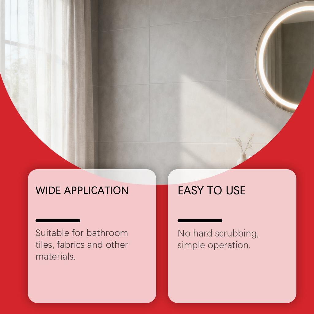 The No-rinse Stain Removal Spray Wall Cleaning Spray Is Suitable For Cleaning Stains Bathroom Tiles And Fiberglass 237ml