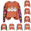 Women Autumn Winter Tops Women's Long Sleeve Sweatshirt Casual Crewneck Loose Fit Pollover Fleece Tops