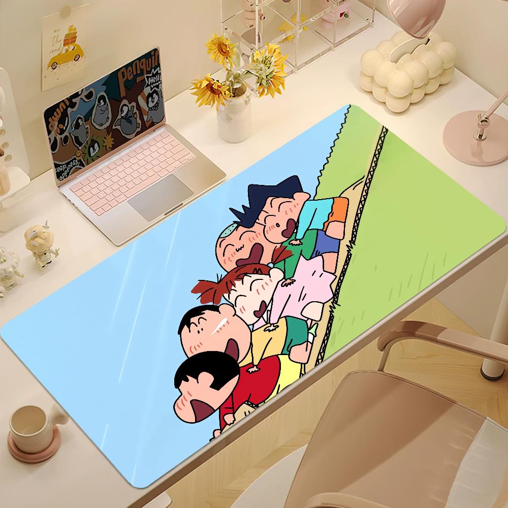 Cartoon SShinChans CCrayon Mouse Pad NonSlip Thickened Mousepad Large Writing Lockedge Office Student Gaming Cushion