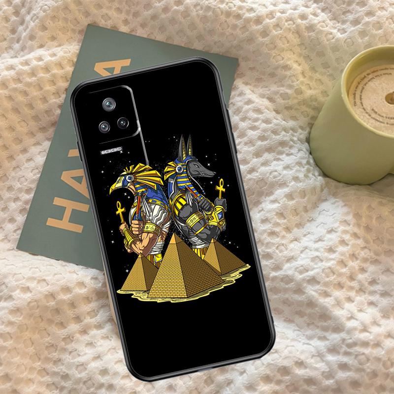 Egypt Nefertiti Anubis Ankh Case For Xiaomi 13 14 15 Ultra 11T 12T 13T 14T Pro POCO X7 Pro X3 X5 F5 F6 M6 X6 Pro Cover