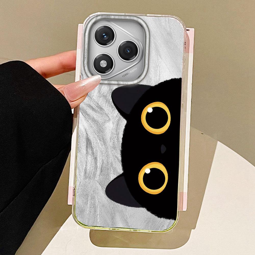 Золотой чехол для телефона с текстурой пера и змеиным принтом для Honor 400 200 Smart Pro Magic7 6 5 Lite X9a X9c X8b X8a X8c X7c Задняя крышка-накладка