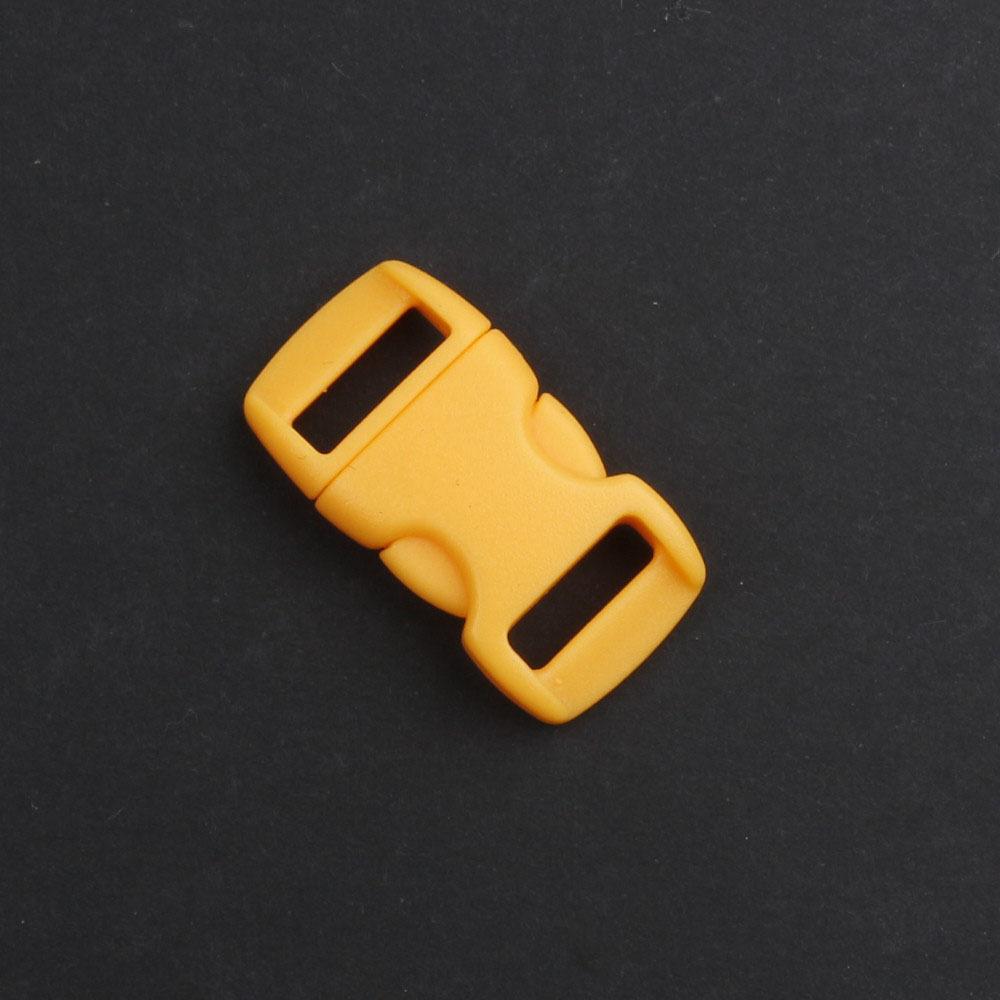 DIY Plastic Bracele Parachute 10mm 3/8" Side Release Buckle Outdoor Camp Paracord Webbing Strap
