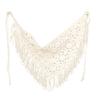 Hollowing Out Knitted Butt Flap Bohemian Tassel Hip Apron Fashion Knitted Back Flap  Photo Props