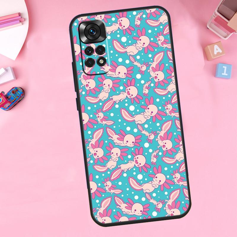 Милый животный Аксолотль Для Xiaomi Redmi Note 13 10 12 11 14 15 Pro Plus Чехол для телефона Для Redmi 15 13C 12C 14C 10C 15C