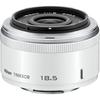 Nikon Single Focus Lens 1 NIKKOR White For Nikon CX Format Only 18.5mm F/1.8
