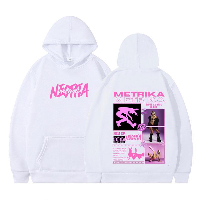 Singer Metrika Album Tour Hoodie Men Women Aesthetic Trendy Pullover Long-sleeved Casual Harajuku Tracksuit