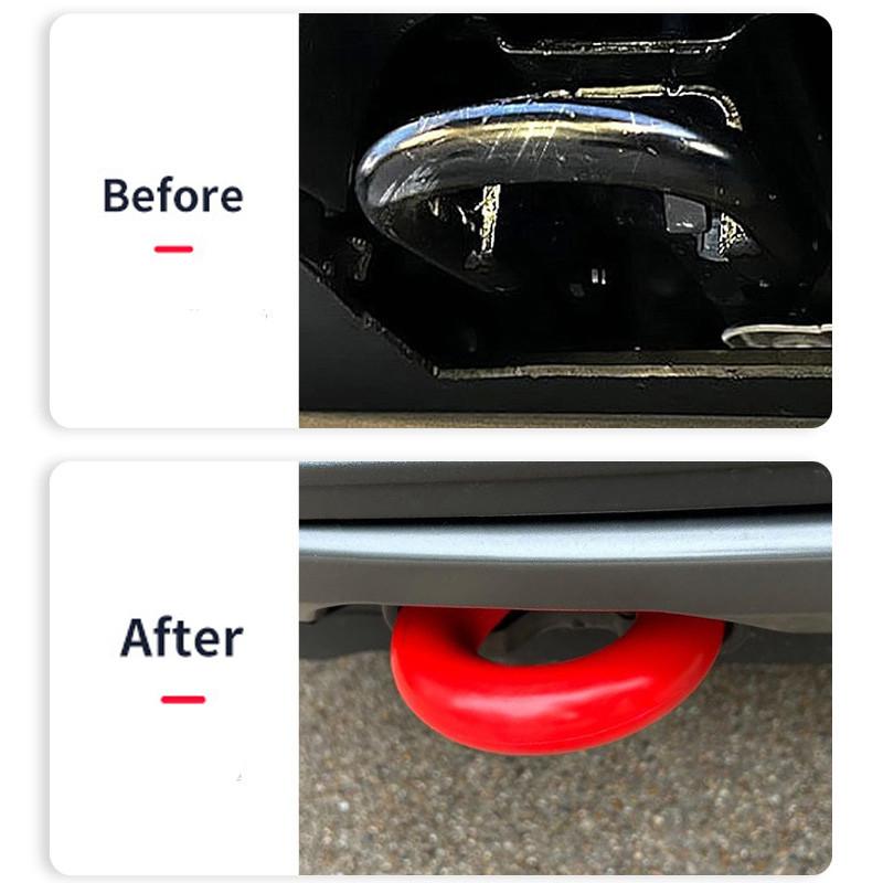 Крышки буксировочных проушин прицепа Силиконовая защита фаркопа для пикапа для Ford F150 2004-2025 для Toyota Tundra 2017-2021