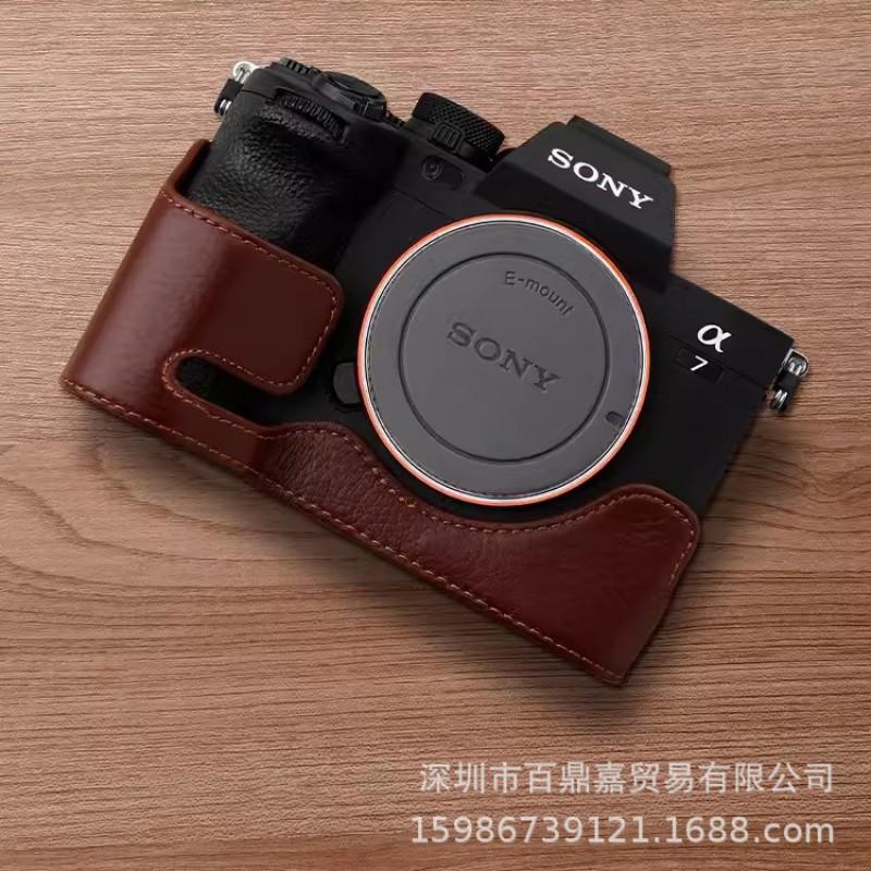Оригинальный чехол для камеры из натуральной кожи Full Grain для Sony A7 IV A7R V A7S III A1 Micro Four Thirds Mirrorless