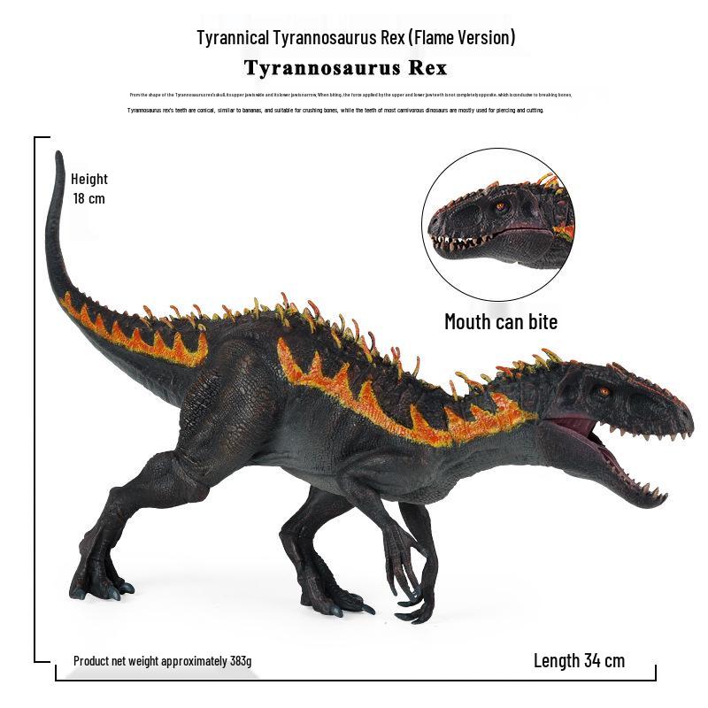 Dinosaur & Dragon Plastic Toy Set: Mythical Animal Figures for Kids