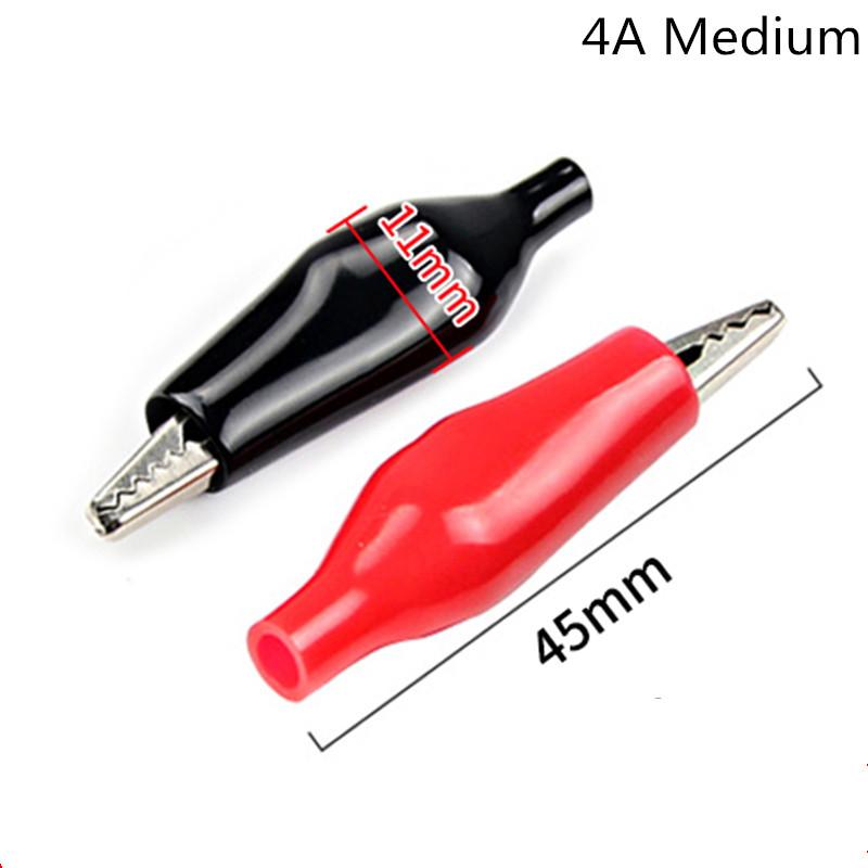 Электрические зажимы типа "крокодил" Зажимы для автомобильного аккумулятора Для автомобильного измерительного щупа Разъем-зажим "крокодил" Электрические инструменты для DIY