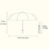 Automatic Folding Umbrella Yin-yang symbol with paint splatter effect. Portable collapsible design, casual outdoor accessory,