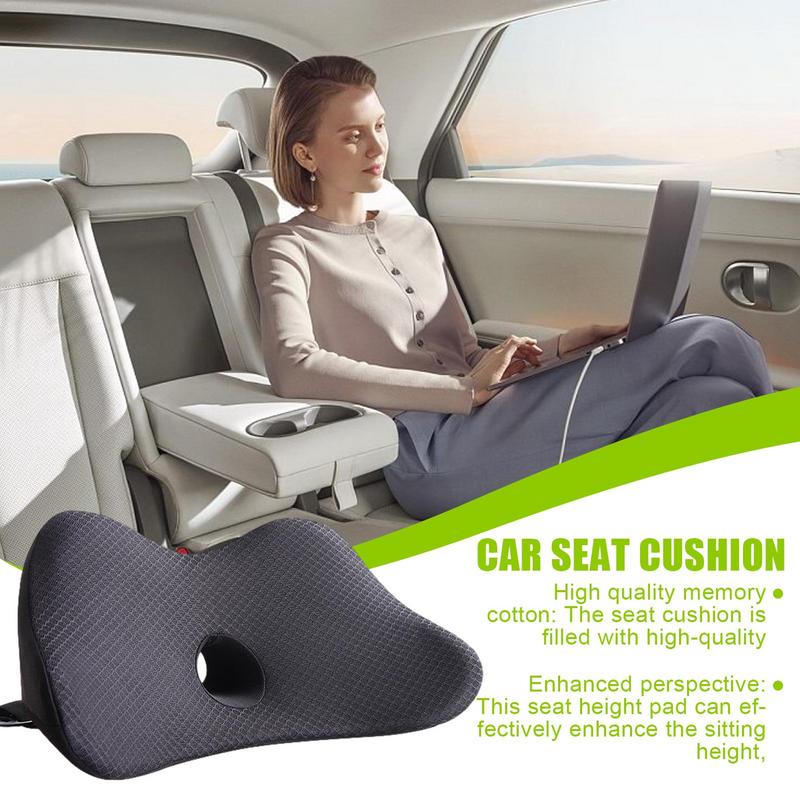 Поддержка поясницы для автомобильного сиденья 2 в 1 Подушка для спинки водительского сиденья Подушка из пены с эффектом памяти Легкая клиновидная подушка для автомобильного аксессуара