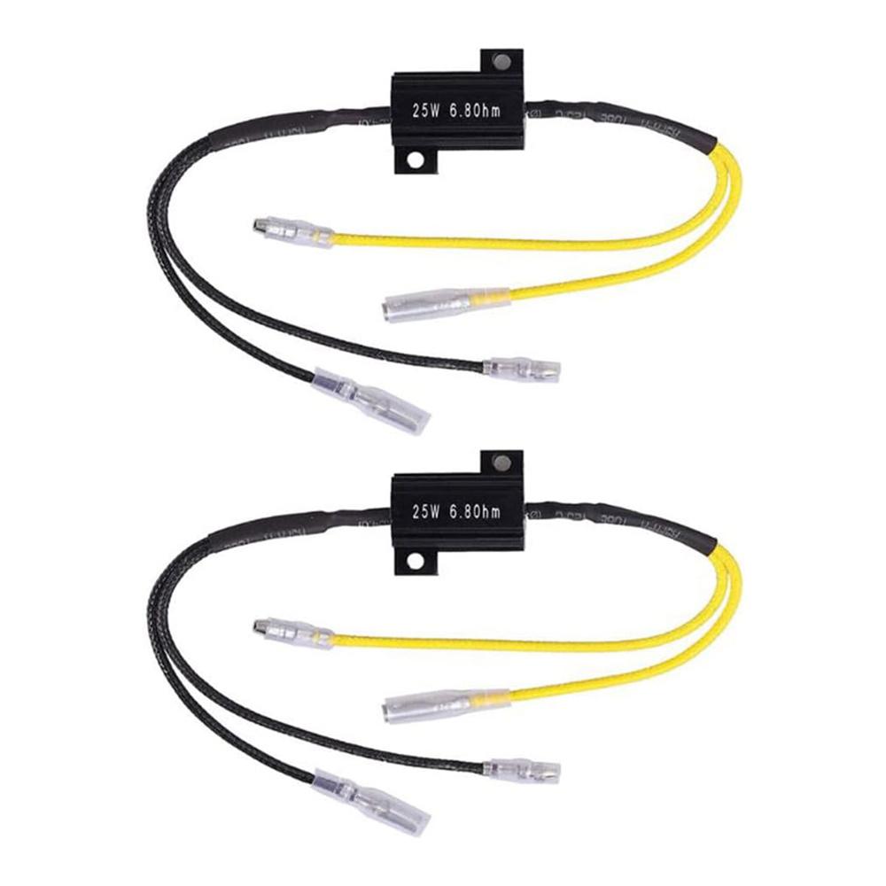 4x Резисторы Кабель LED Мини Указатель поворота Мотоцикл 6.8Ом 25Вт Резистор Резистор