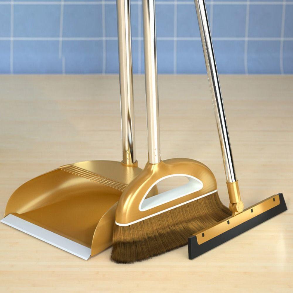 Multifunction Cleaning Tools Plastic Sweeper Wiper Floors Home Accessories Broom and Dustpan Set