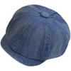 Japanese Literary And Artistic Beret Retro Denim Star Anise Painter Hat Women'S Versatile Fashion Duck Tongue Forward Hat Hat