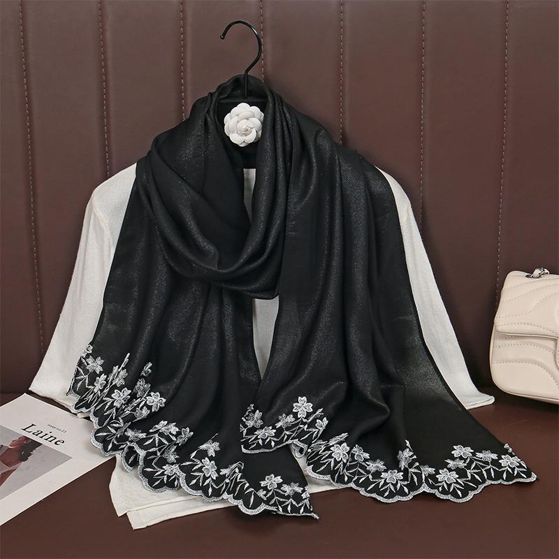Women Big Size Plain Solid Cotton Rayon Hijab Scarf Lady High Quality Wraps and Shawls Musulman Headband Islamic Turban Ramadan