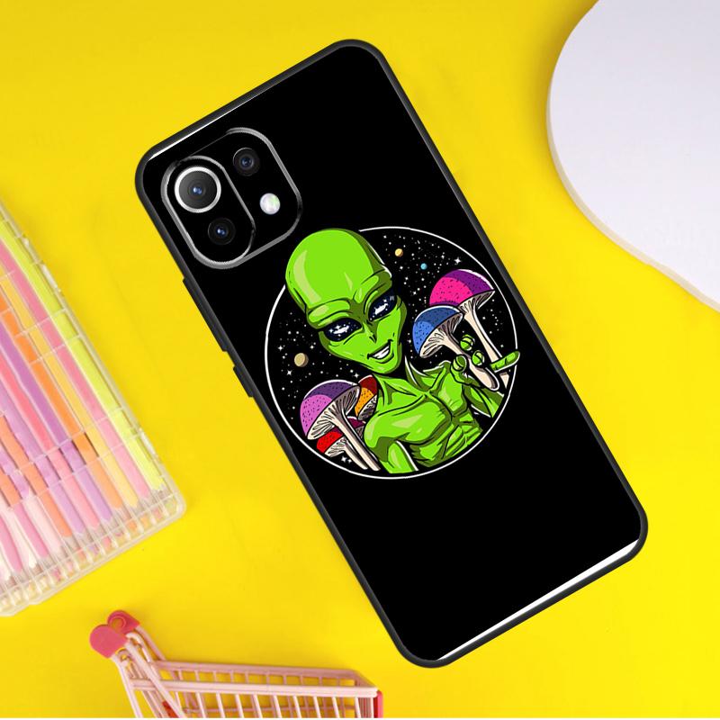Магический чехол Космический пришелец для Xiaomi 14T Pro 11T 12T 13T 13 14 Ultra POCO X7 Pro X3 X5 F3 F5 F6 M6 X6 Pro