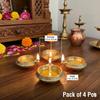 Pure Source India Тяжелая Мини Латунная Дия/Лампа/Акханд Дия для Комнаты для Пуджи
