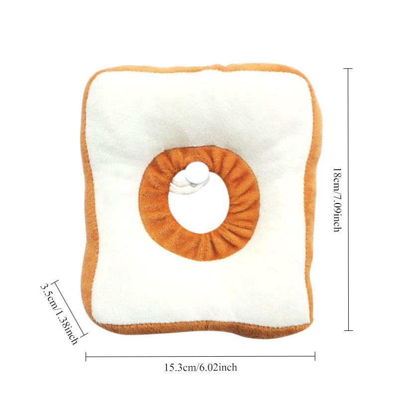 Головной убор в форме хлеба, мягкие костюмы для домашних животных, повязка на голову для косплея кошек, высококачественные товары для домашних животных, одежда для щенков и собак