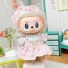 4 Pieces 17cm Mini Doll Clothes Set Cute Suit Costumes Clothing Girl Outfits for Labubu Doll