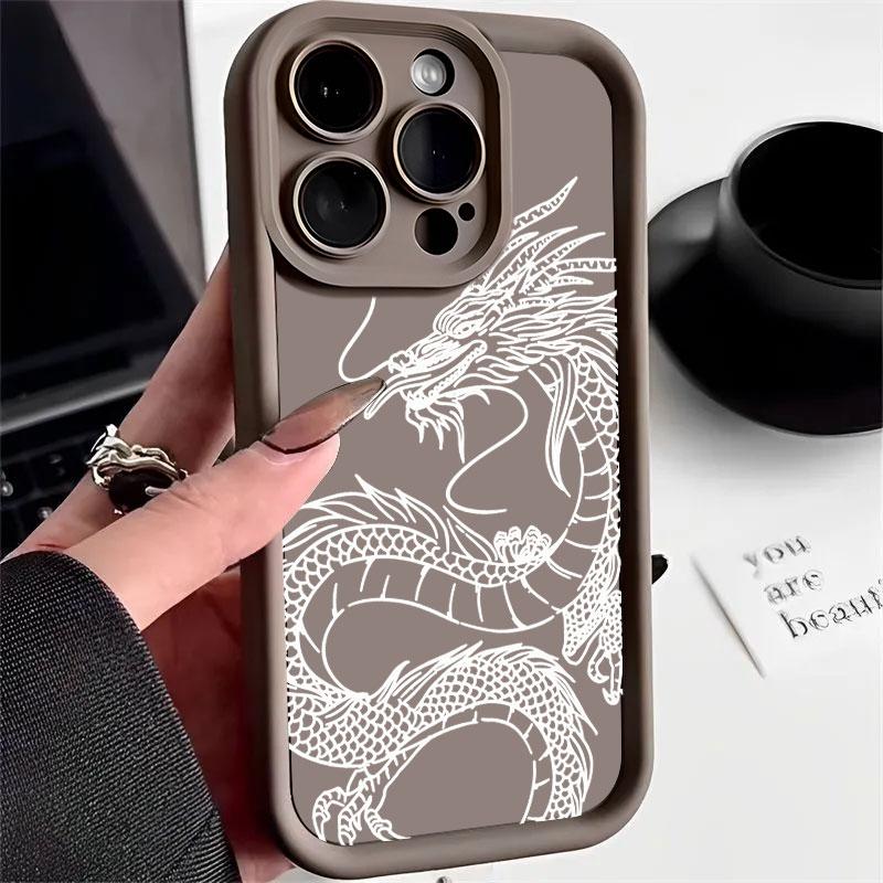 Чехол для OPPO Realme Note 50 60 60X GT Neo6 SE /GT 6T V60S V50S V50 V60 Funda Ударопрочный Силиконовый Мягкий Чехол для Телефона с Китайским Драконом