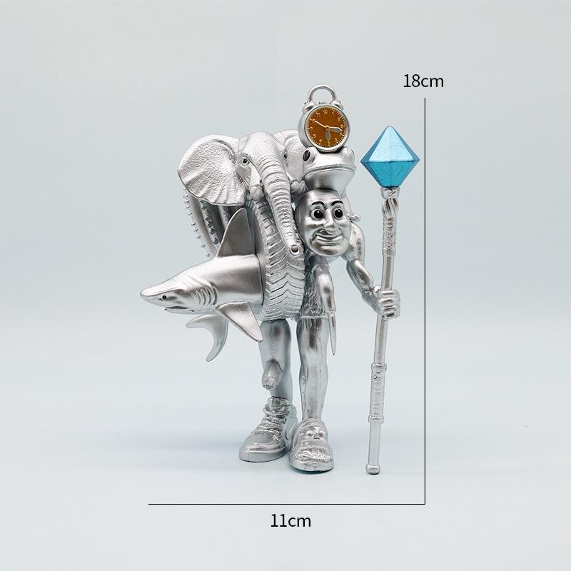 34 Стиль Итальянские Фигурки Игрушки Тунг Тунг Тунг Сахур Тралалеро Тралала Аниме Экшн Фигурки Орнамент Украшения Декор