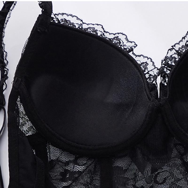 CINOON Сексуальный полый корсет, женское нижнее белье, боди на шнуровке, бюстье, сетчатые дышащие корсеты, женское нижнее белье