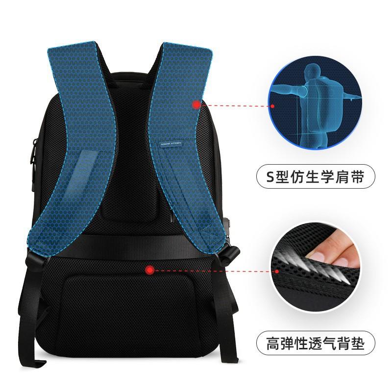 Laptop Backpacks Mark Ryden Anti-theft Laptop Backpack 15.6inch Business Travel Password Lock Oxford Daypack
