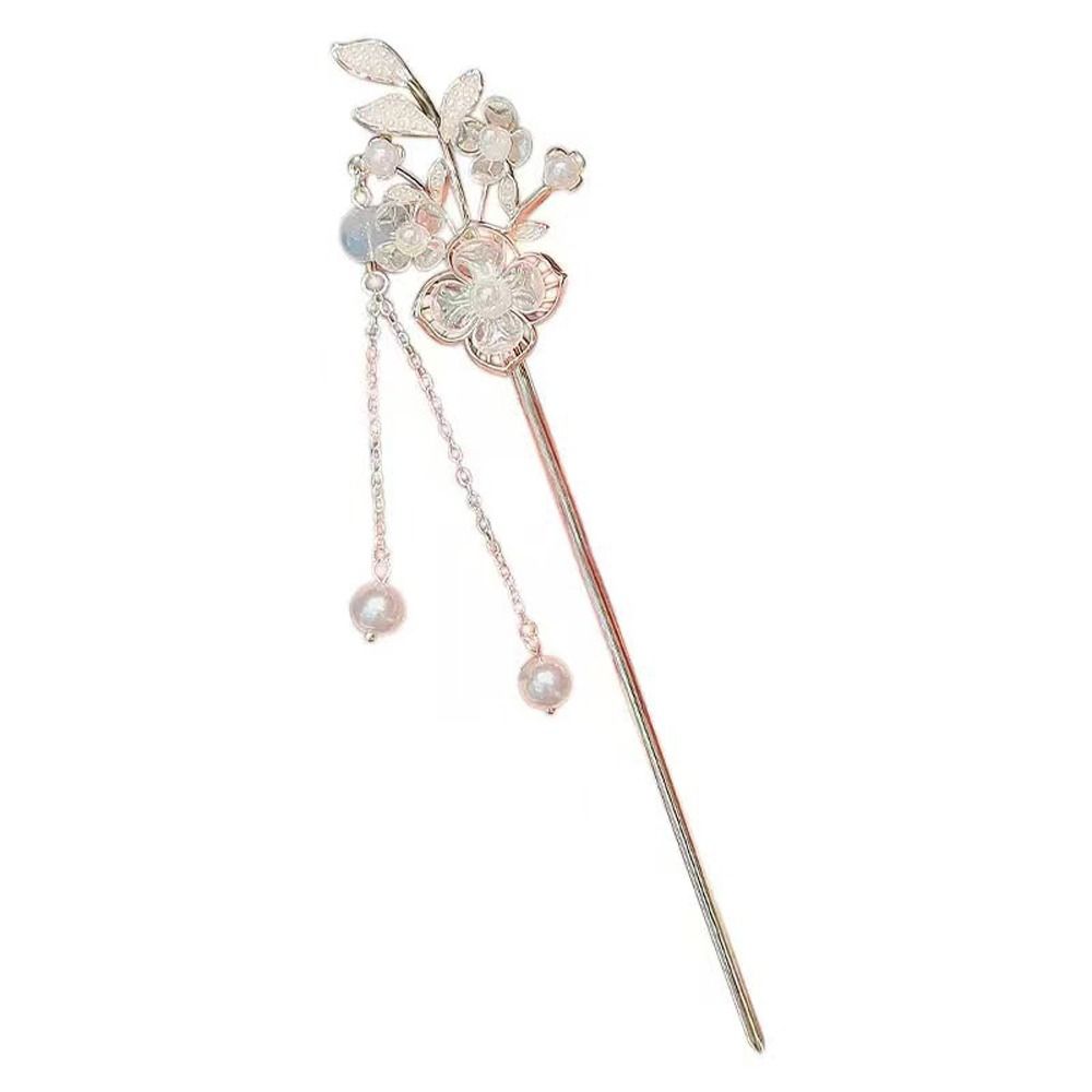 Tassel Fashion Headdress Pearl Women Hairpins Hanfu Hair Sticks Korean Hair Clip Chinese Hair Fork