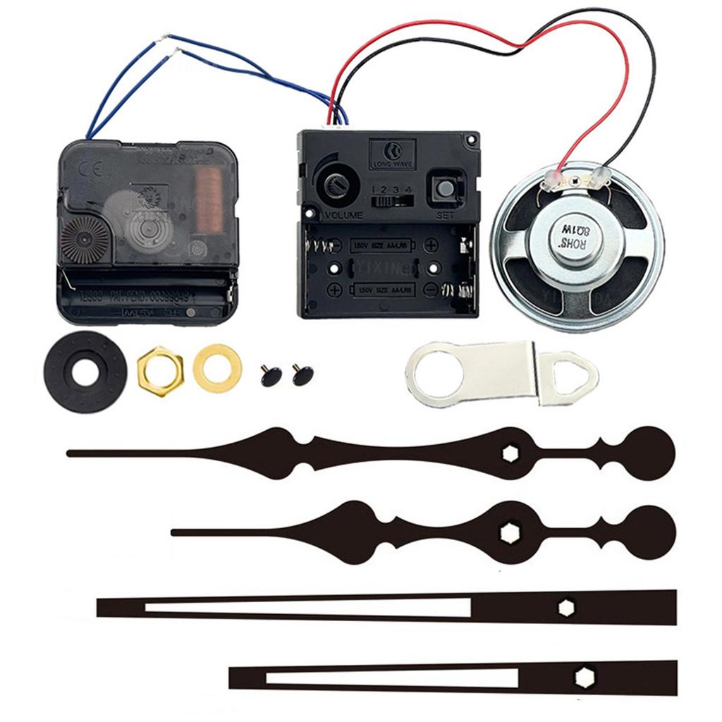 Precise 12888 Clock Movement Quartz Clock Mechanism Battery Powered Repair Part for Wall Clock with 3Set Hand Shaft
