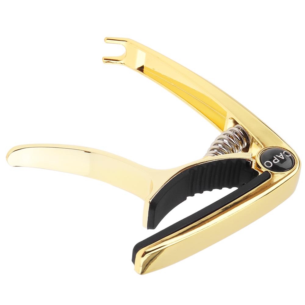 Алюминиевый сплав, металл, дерево, гитарный каподастр со съемником штифтов для настройки акустической гитары, гавайской гитары