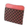 Indenya Inden Wallet Coin Purse Deerskin Takane Fuji Pattern Black X Red Lacquer Mt. 2802-21