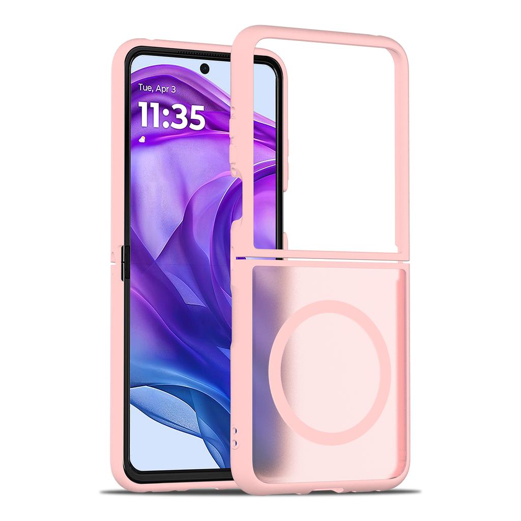 Skin Feel Shield Magnetic Case For Motorola Razr 50 60 Ultra 2025 Plus 2025 Magsafe Wireless Charging TPU Plastic Phone Cover