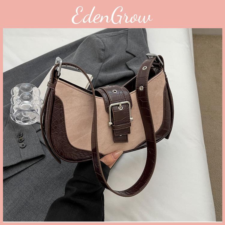 Trendy 2024 New Simple Vintage Underarm Bag Single Shoulder Bag High Quality Texture Crossbody Bag Women