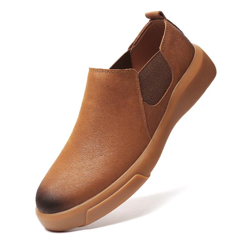 Chelsea boots men's handsome large size 45 46 supply leather autumn and winter men's boots British Martin boots