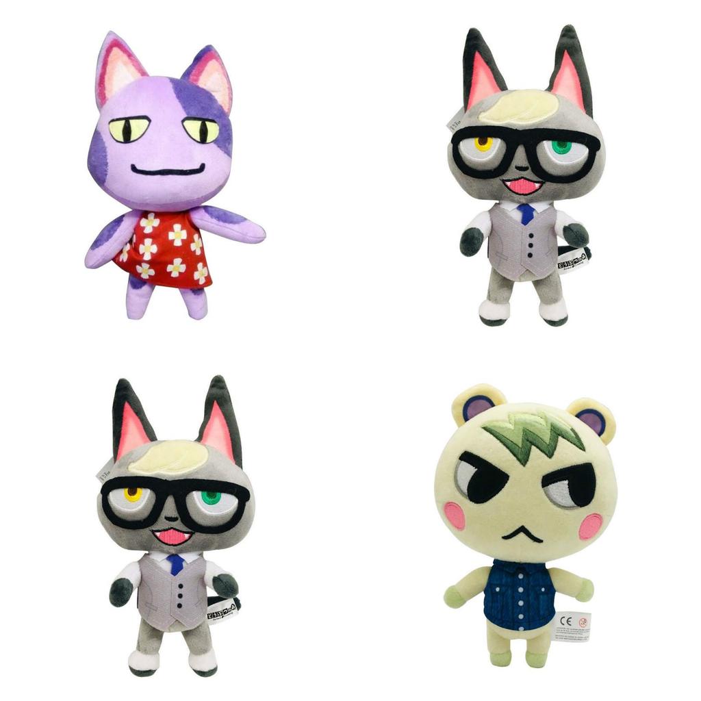 Soft And Adorable Animal Crossing Stitches Bob Marshal Raymond 8-inch Plush Toy Doll