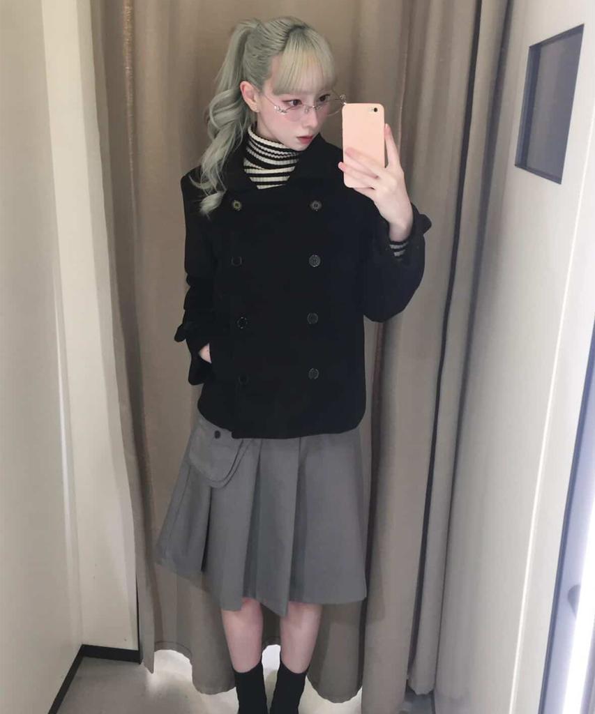 Place Studio Essential Button Pocket Belted Layered Asymmetrical Pleated Midi Skirt _3 Colors
