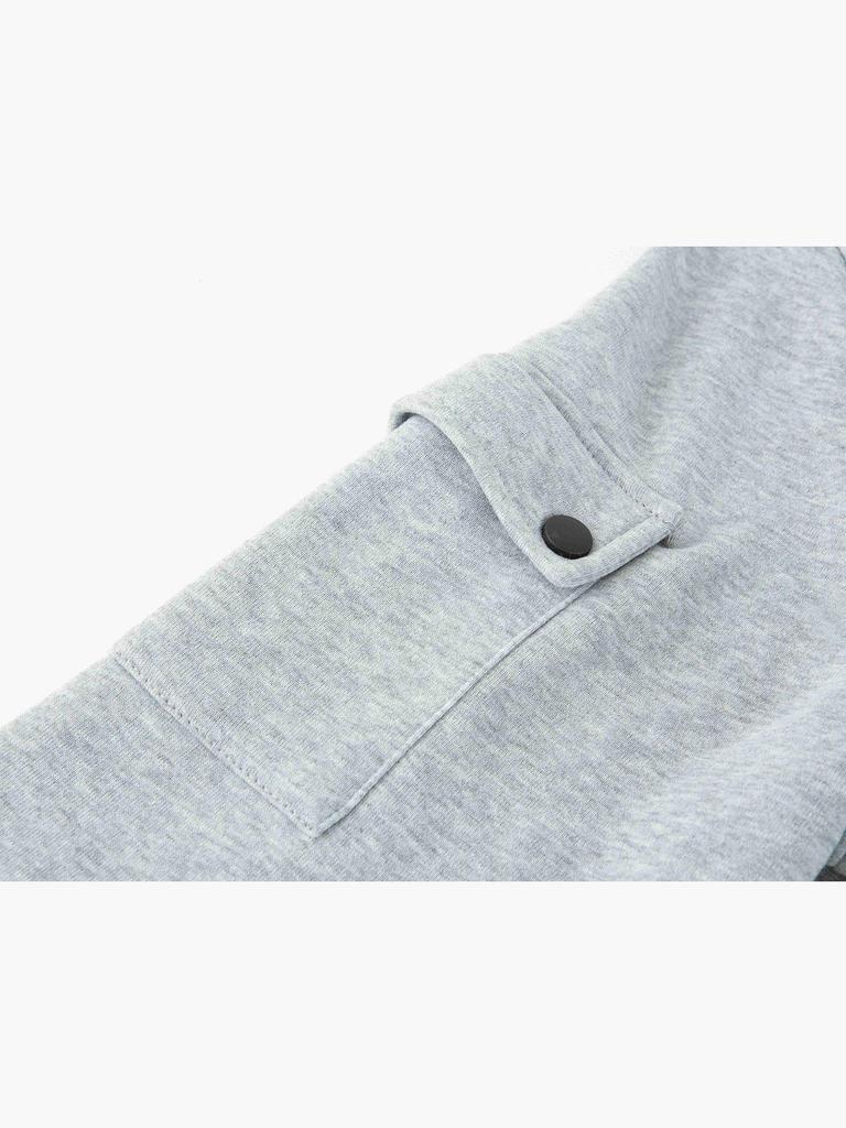 Мужская спортивная толстовка с воротником-стойкой Весна-Осень 2025 - Повседневный топ